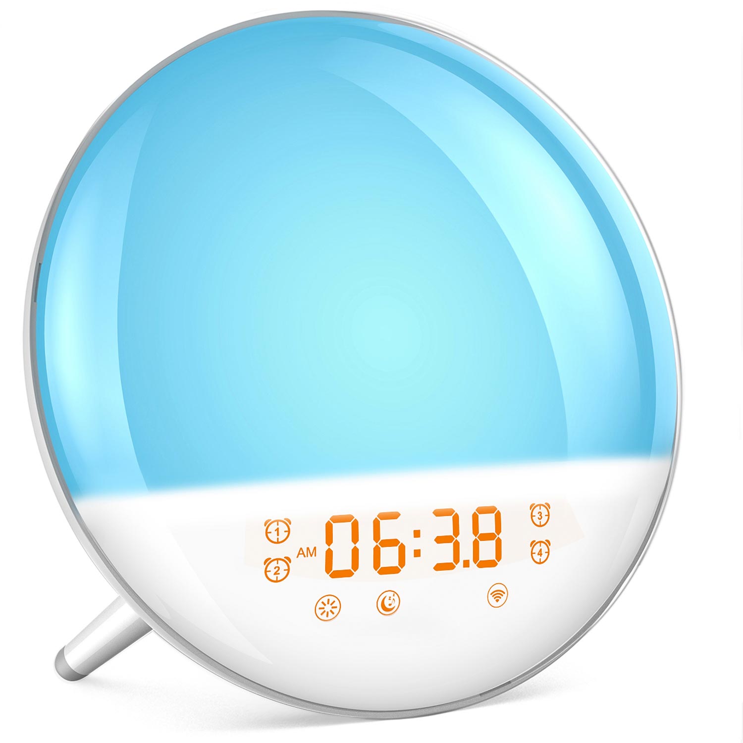Dekala Sunstone™ - Sunlight Alarm Clock Radio with Sound Machine for Heavy Sleeper