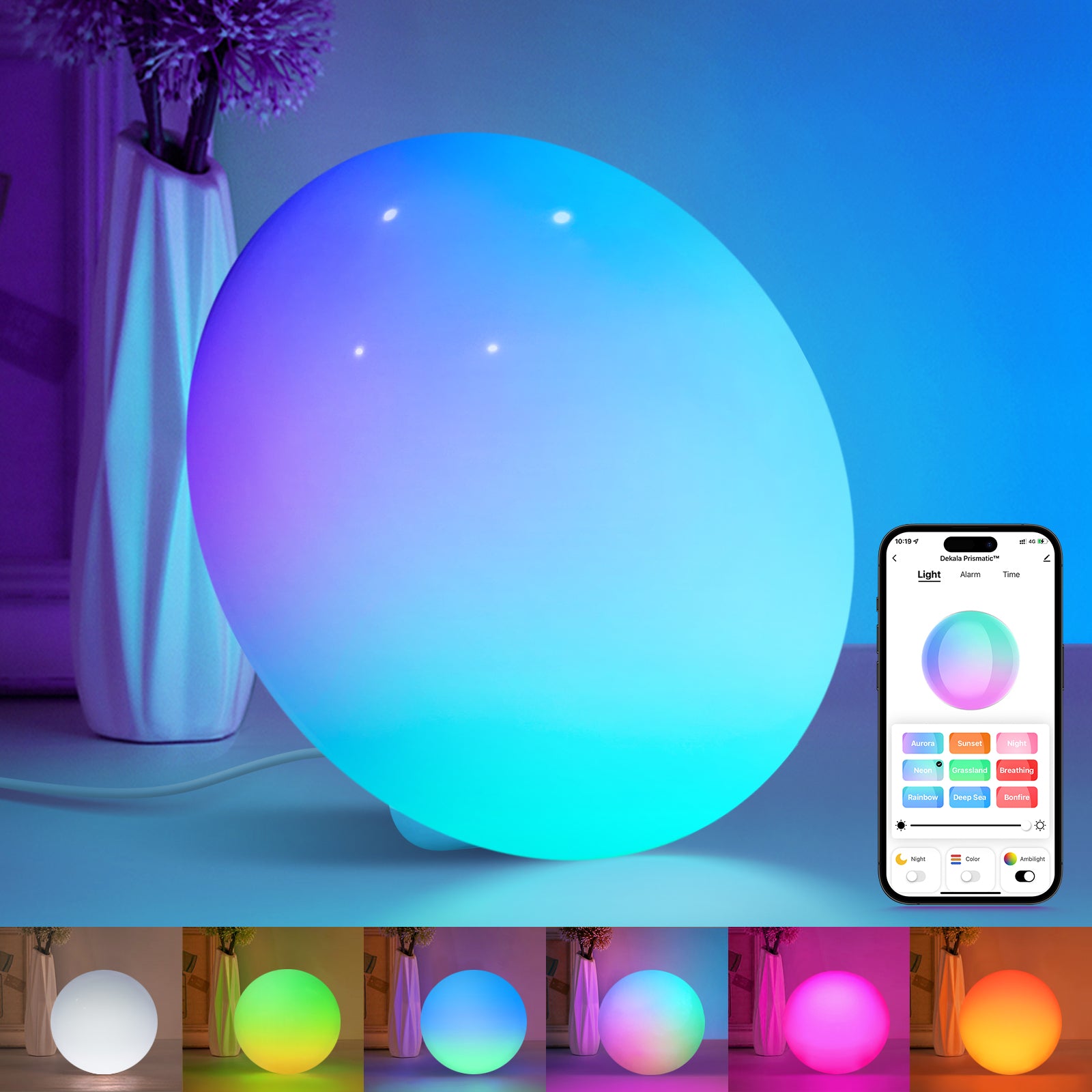 Sunrise Alarm Clock, Wake Up Light- Prismatic™