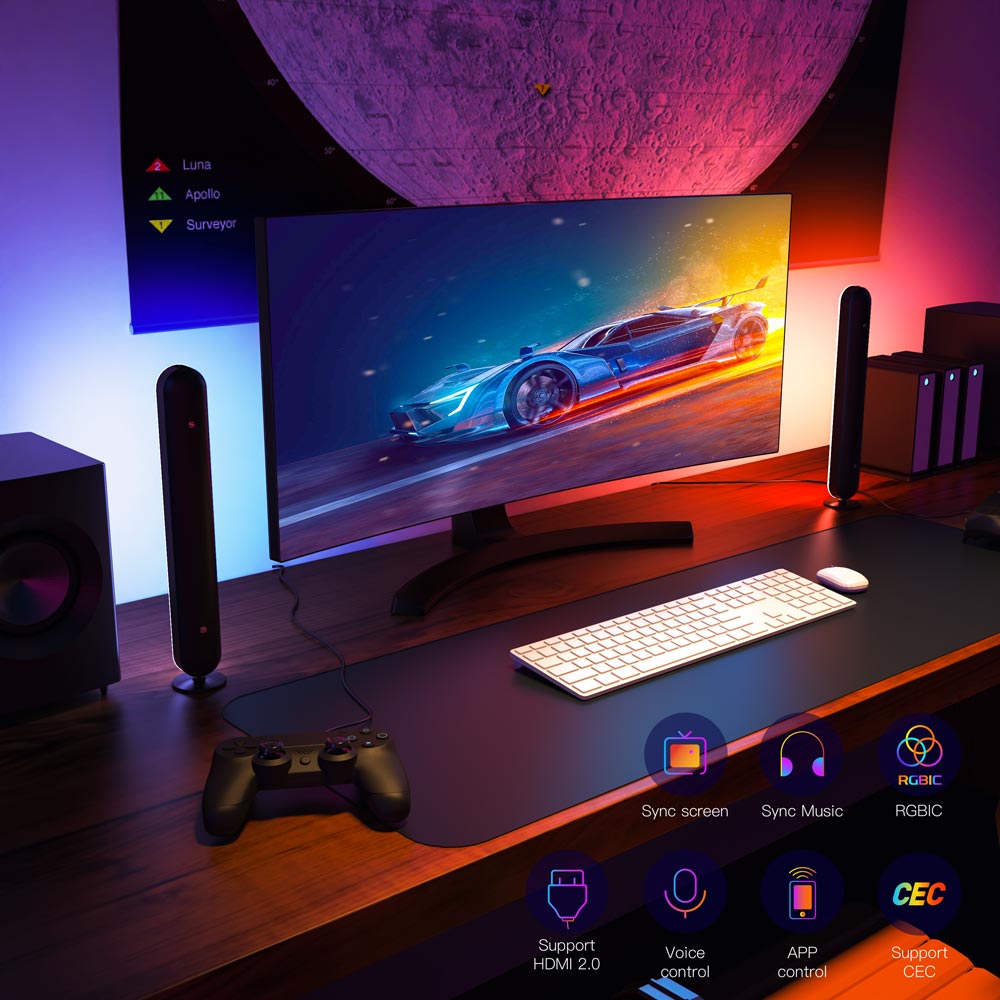 smart responsive backlight for pc