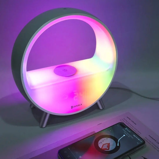 Dekala Arches smart alarm clock with bluetooth speaker, sync the light with music