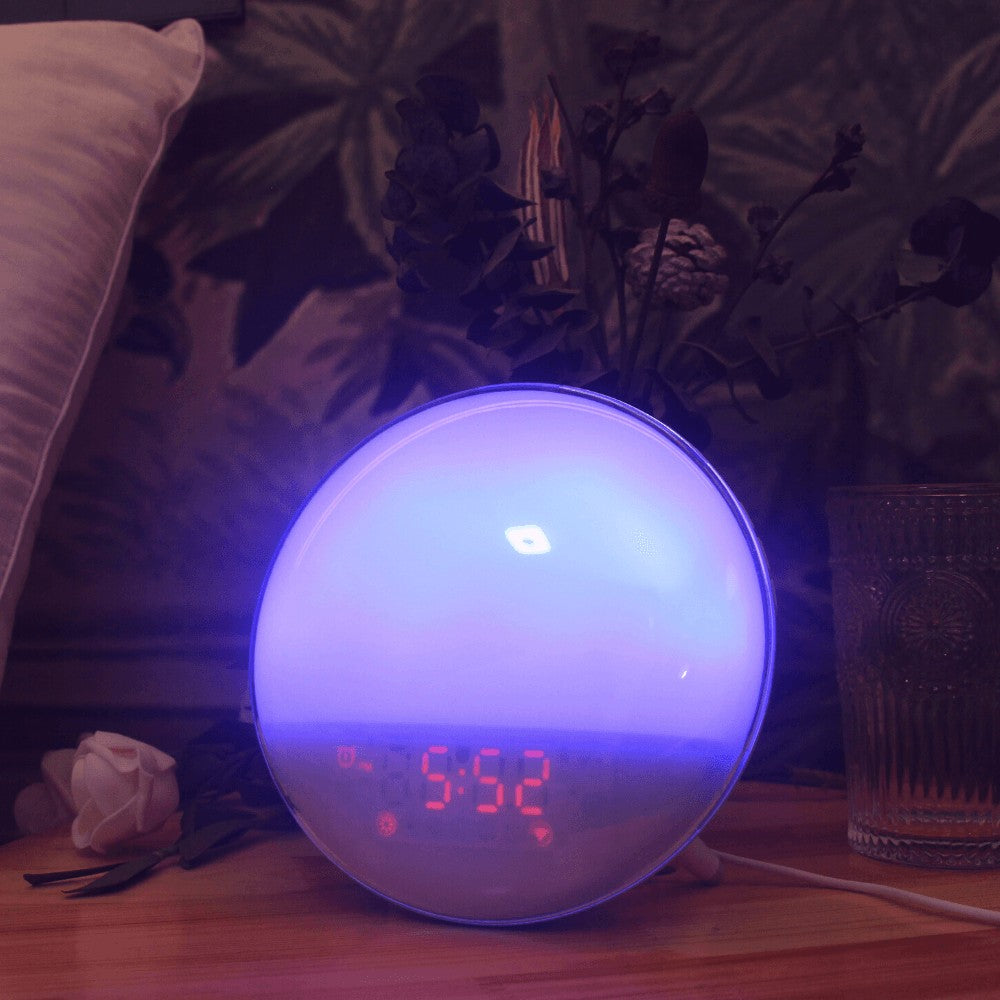 Dekala Sunstone - Sunlight Alarm Clock Radio with Sound Machine for Heavy Sleeper Dekala