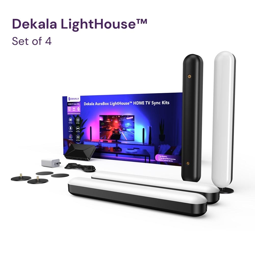 TV Backlight Bar & Aura™ Sync Box HDMI 2.0 - Dekala LightHouse