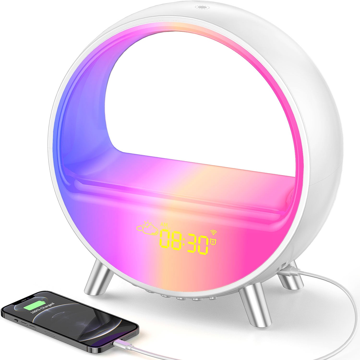 Dekala Prismatic™ Sunrise Alarm Clock, Gentle Wake Up Light – Dekala Store